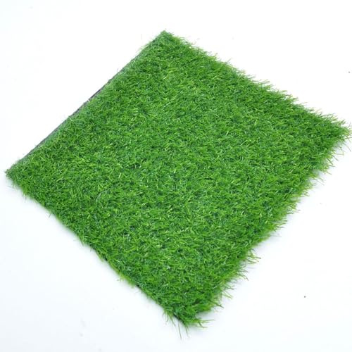 MYJIO Gazon Synthétique Pelouse Artificielle Réaliste Faux Gazon Extérieur sous-Couche de Gazon Artificiel pour Jardin Tapis Patio Balcon (1x10m/3.28x32.8ft)