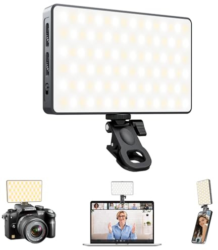 【Selfie Licht Ringlicht für Telefon】90 LED Wiederaufladbare iPhone Fülllichter, Ringlicht für Kamera Bild, Make-up Foto, Videokonferenzen, Laptop Verwendung, Zoom Meetings, TikTok, Vlog Fotografie