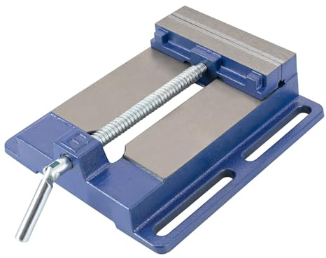 Étau de 145 mm de diamètre - Étau de banc - Fraiseuse - Outil de maintenance - Étau de machine pour perceuse d'établi - Perceuse à colonne - Plage de rotation à 360 ° de la poignée