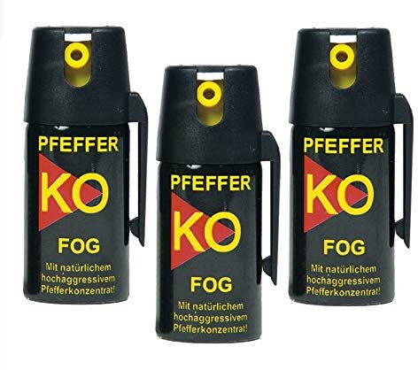 DD-Tackle 3er Set Pfefferspray Tierabwehrspray Ballistol Fog
