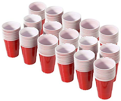 GoBig 6 oz Red Party Cups 160 Pack - Great for Parties, Tasting Flights and Games