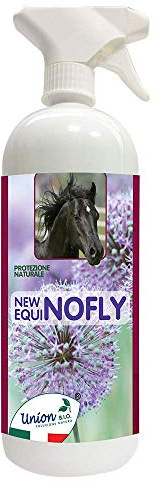 Union Bio® New EquiNOFLY 1 Litro - Spray Antiparassitario Per Cavalli 100% Naturale, Contro Insetti, Mosche, Zanzare, Pappataci e Flebotomi, Con Citronella, Made In Italy