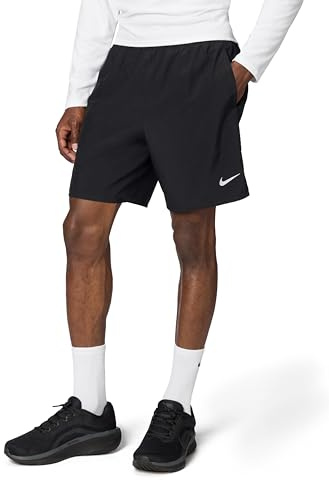 NIKE DV9359-010 M NK DF Challenger 7BF Short Shorts Men's Black/Black/Black/Reflective SILV Size M