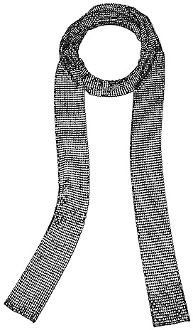 Bufanda brillante con lentejuelas para mujer, bufanda de metal, pañuelito con lentejuelas, collar, corbata, bufanda brillante, accesorios de discoteca, disfraz de los años 70 para carnaval, negro A