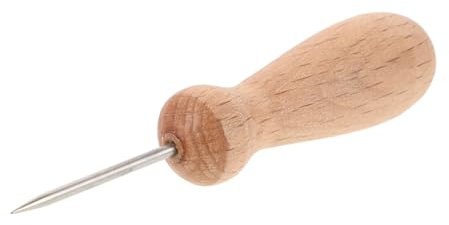 BELLIFFY Punteruolo per Modellare Argilla Impugnatura in Legno Ergonomica, Strumento di Scultura per Ceramica e Argilla Polimerica, Utensile Manuale per Artisti e Hobbisti di Scultura