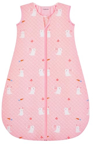 Yukkidds Saco de dormir de verano Tog 0.5, Turbulette Algodón | 100% algodón, suave, ligero y transpirable, para recién nacidos, niños y niñas
