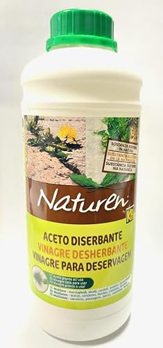 Herbicida natural a base de ácido acético al 6%. 1 litro. Uso directo