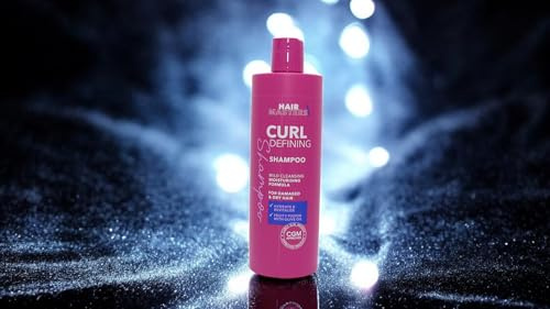 HAIR MASTERS Curl Defining Shampoo – Lockendefinierendes Shampoo für geschädigtes & trockenes Haar, mit Olivenöl, CGM Approved, 400ml