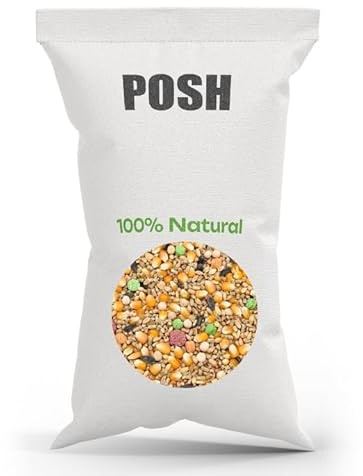 Cibo per palo, 10 kg, ricco di sostanze nutritive, adatto tutto l'anno, con vitamine e minerali per piumaggio sano e forti difese