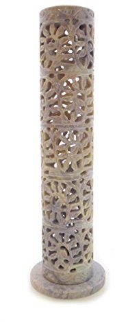 Fumaga - Räucherturm Räucherstäbchenhalter „Mahal“ aus Speckstein H: 27 cm