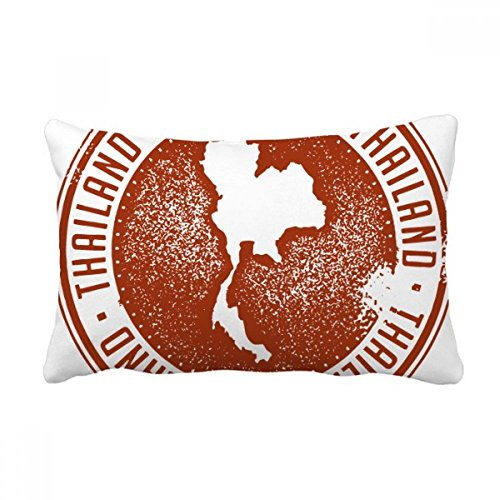DIYthinker Thai Culture I Love Thailand Map Throw Pillow Lumbar Insert Cushion Cover Home Decoration