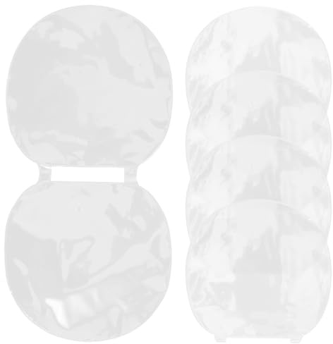 Toddmomy bordtennisracket skyddsfolie dubbelsidig transparent film 5 stycken professionellt beläggskydd för längre livslängd och säkert grepp