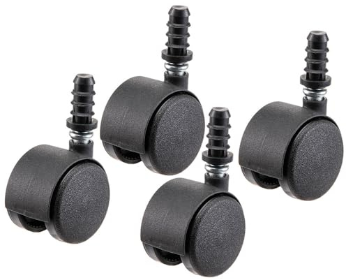 Ferplast Roues pour Panier de Transport Chats et Petits Chiens Clipper, Set de 4 Roues pivotantes pour Cage de Transport, Caisse de Transport Chien et Chat, Accessoires Boite Transport Animaux