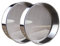 Deautie 2 Pezzi Colino Acciaio Inox Maglia Fine, Acciaio Inox Setaccio, Setaccio per Farina Rotondo in Acciaio Inox, Setaccio per Farina in Acciaio Inox per Setacciare Farina e Cacao in Polvere