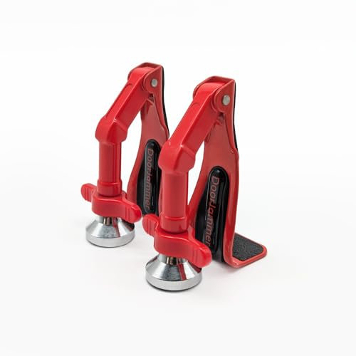 DoorJammer DJ3 Portable Door Lock Brace for Home Security and Personal Protection | Hotel Room, Apartment Safety, Travel Door Stopper | Easy Installation, Compact Design 2Pack