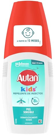 Autan Kids Repelente de Mosquitos Vaporizador, 100 ml (Paquete de 1), Aerosol, sin fragancia