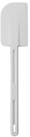 Rubbermaid Commercial Products Scraper Spatula/Food Scraper 13.5-Inch Dishwasher Safe White Heavy Duty Rubber Silicone Spatula for Resturant/Home Cooking/Baking