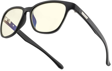 Gunnar Optiks Blue Light Blocking Glasses for Gaming & Computer, Klare Linse, Onyx Rahmen