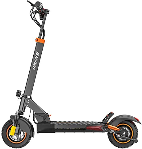 Electric Scooter for Adults, iENYRID E Scooter Fast Speed | Long Range, 3 Speed Modes, Double Braking & Suspensions, Kick Escooter Foldable & Portable