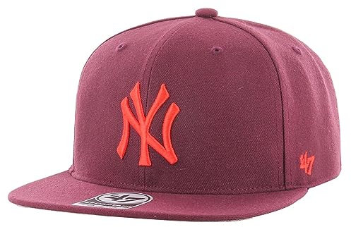 '47 Brand Snapback Cap - NO Shot New York Yankees Maroon