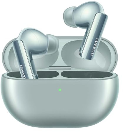 HUAWEI FreeBuds Pro 3 Auriculares Inalámbricos, Sistema de Sonido Hi-Res Dual Driver, Cancelación de Ruido Inteligente, Llamadas de Mayor Calidad, Batería hasta 31 Horas, Android & iOS, Verde