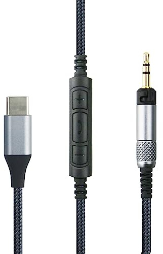 ABLET Audiokabel USB C Kompatibel mit Sennheiser HD598 HD598SE HD560s HD598Cs HD599 Kopfhörer, Kompatibel mit iPhone 17/17 Pro /16/16 Pro/15/15 Plus/15 Pro, Kompatibel mit iPad Pro/Air/mini