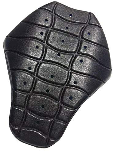 WyldSenc Protezione posteriore universale per moto per tuta da corsa con equipaggiamento di protezione integrato per giacche da motociclista (nero)