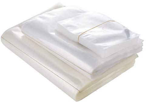 Envasadora al Vacío | Máquina selladora con Función de Vacío para Conservar Alimento | Máquina de Envasar al Vacío doméstica | Con Pack de 10 Bolsas para Comida (bolsa vacío 17 x 25 cm, 25 ud)