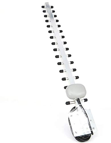 Kaunosta 4G LTE 25dBi High Gain Long Range Waterproof Outdoor SMA Male Yagi Antenna with 5ft Cable for 4G LTE Router Wireless Network USB Adapter Security Camera Surveillance Monitor Industrial