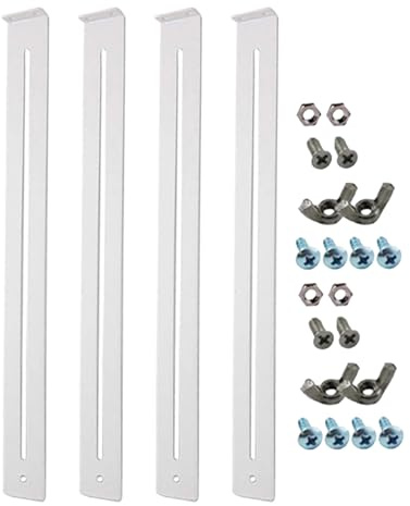 Kit Di Riparazione Per Cassetti - Hardware Anti-Cedimento per Carichi Pesanti,Set Di Supporti Per Montaggio Guida Cassetto | Per Rinforzo E Riparazione Di Comò E Armadi Da Cucina In Legno MDF E