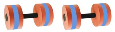 BHFZIAP 2 set di manubri acquatici per acqua bilancieri galleggianti per uomini e donne, bilanciere, arancione, 28,3 x 15 cm