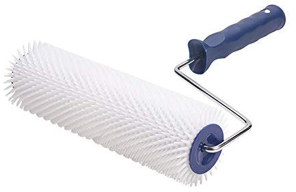 Utoolmart 23cm / 9.06-inch Latex Floor Self Leveling Screed Spiked Roller 11mm Teeth Height 1pcs