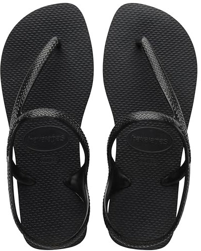 Havaianas - Flash Urban, Sandalias Cómodas, Elegantes y Versátiles, Cierre en Tobillo, Tiras Metálicas Cruzadas, Mujer