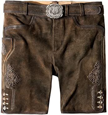 Stockerpoint Herren Corbi4 Trachtenlederhose, Bison gespeckt, 50