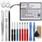 subtel SP86R Battery Replacement for Sony PS Vita 2007 / PCH-2007 / PSV2000 Handheld Console Gaming Controller Repair - 2100mAh 3.6V - 3.7V Lithium Ion + Tool-kit