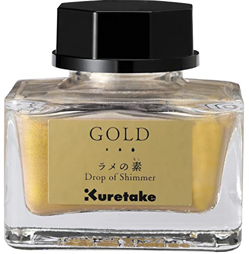 Kuretake ECF163-101 Ink Ink - Cafe Glitter Base Gold