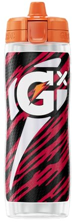 Gatorade NFL Non-Slip Squeeze Bottles & Hydration System with Gx Sports Drink Concentrate Pods