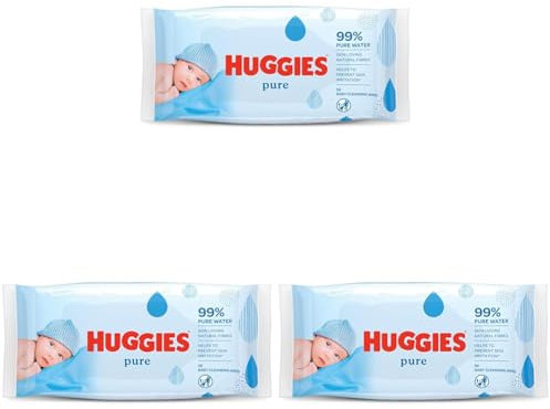 Huggies, Toallitas para Bebé - 1 x Pack de 56 (Paquete de 3)