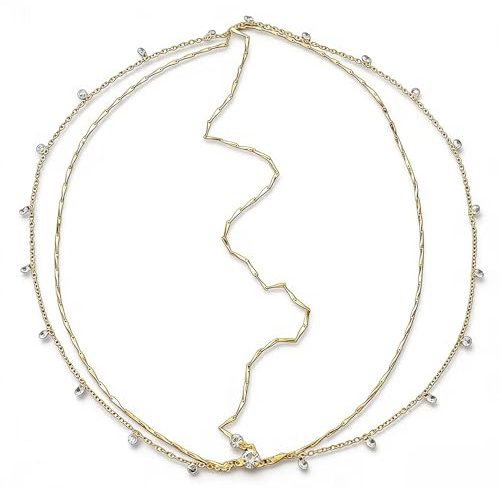 GORGECRAFT Strass huvudkedja boho kristall huvudbonad silverlegering gnistrande kedja lager pannband med hängen för bröllop bal festival fest brud brudtärna kvinnor hår smycken accessoarer gåva, 60cm