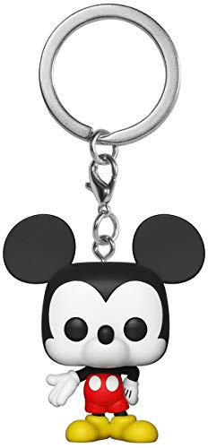 Funko Pop! Keychain: Disney - Mickey Mouse - Disney Standard Characters Novelty Keyring - Collectable Mini Figure - Stocking Filler - Gift Idea - Official Merchandise - TV Fans - Backpack Decor