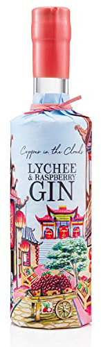 Lychee and Raspberry Gin by Copper in the Clouds. 35cl. 40% ABV
