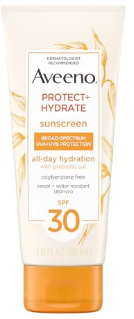 Aveeno Protect + Hydrate SPF 30 Sunscreen Lotion, 3.0 fl. oz