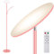 marctronic Pink Stehlampe Wohnzimmer LED Deckenfluter mit Seitenleuchten 2700K-6500K Stufenloses Dimmen 44W 4000LM