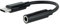 glowster Cable Adaptador USB-C a Jack 3.5mm, Color Negro, Permite conectar Auriculares y Dispositivos de Audio a Dispositivos USB-C.