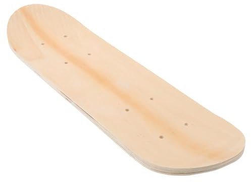 iplusmile DIY Blank Skateboard Deck for Double Sided Maple Board Solid Skateboard Decks for Painting and Park Skating Gift