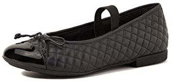 Geox Jr Plie' B, Ballerine Bambine e ragazze, Nero (Black), 35 EU