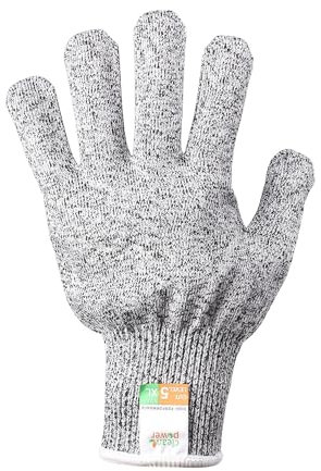 ThreeH Gants Anti-coupures pour enfants, protection de niveau 5 pour la sculpture sur bois, le tamisage, la cuisine, le jardin et la cuisine GL02 XXS