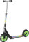 Razor A5 Lux Kick Scooter - Large 8 Wheels, Foldable, Adjustable Handlebars, Lightweight, for Riders up to 220 lbs, Light Up, Green