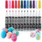 VILMA Liquid Chalk Markers Window Markers for Cars Glass pens Wet Erase Markers Washable Blackboard Markers for Car Window, Mirrors,Signs,Crafts, 2MM Tip 12 Pack,12 Colors