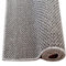 QLS Teppich Boho Terrassenteppich Grau Gewebe Indoor Outdoor Skandinavisch 200 x 300 cm